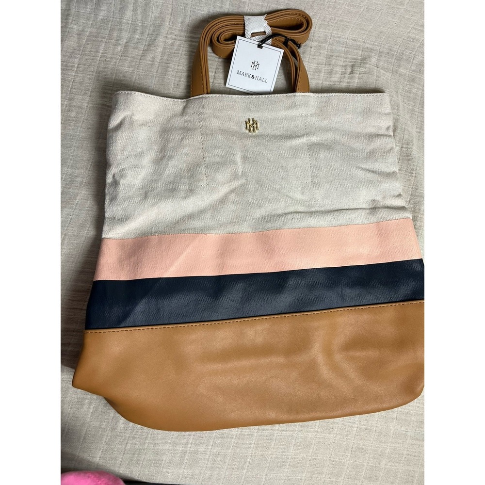 Mark & Hall Pink Tote Bag Purse NEW 15x14